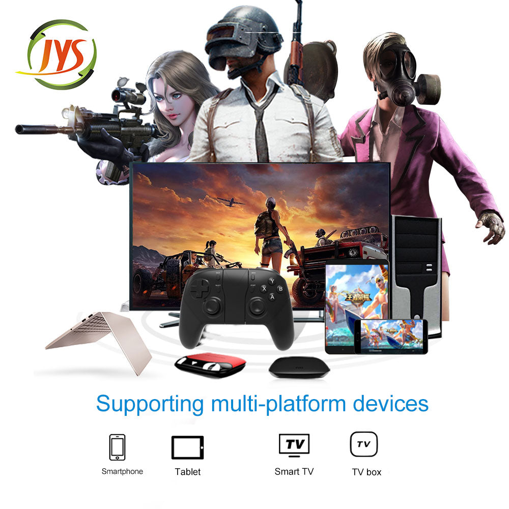 JYS SP101 Universal Bluetooth Gamepad Wireless Controller for iOS/Android Smartphone/Smart TV/TV Box JYS SP101 Universal Bluetooth Gamepad Wireless Controller for iOS/Android Smartphone/Smart TV/TV Box